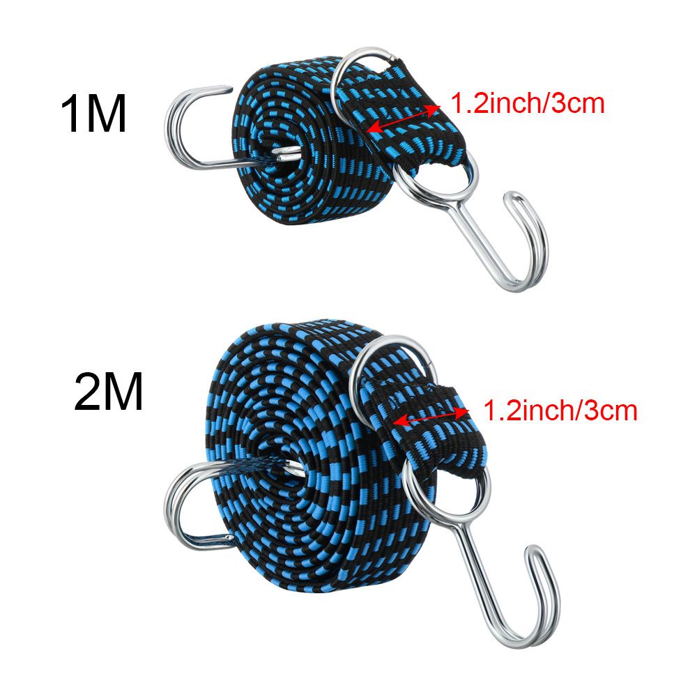Dây chằng hành lý bằng cao su co giãn thời trang có móc gắn xe cộ