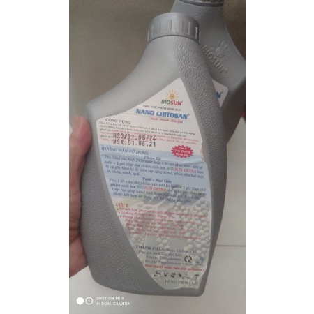 Chế phẩm Na-no chitosan của Biosun