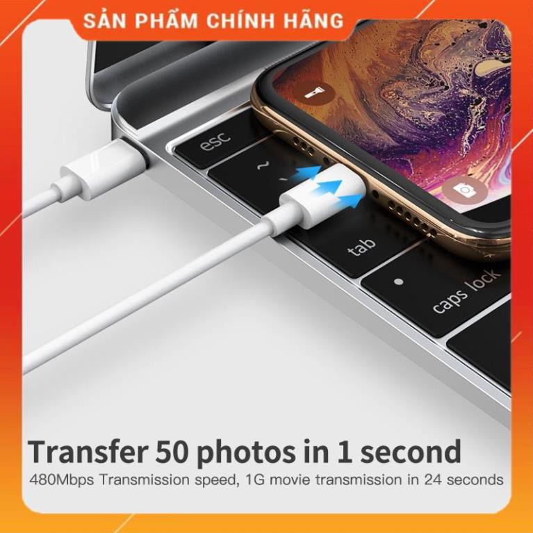 Cáp Sạc Nhanh Kuulaa Cổng Usb-Lightning Cho Iphone 11 Xs Max Xr X 8 7 6 Plus 6s 5 S Plus Ipad Mini 4