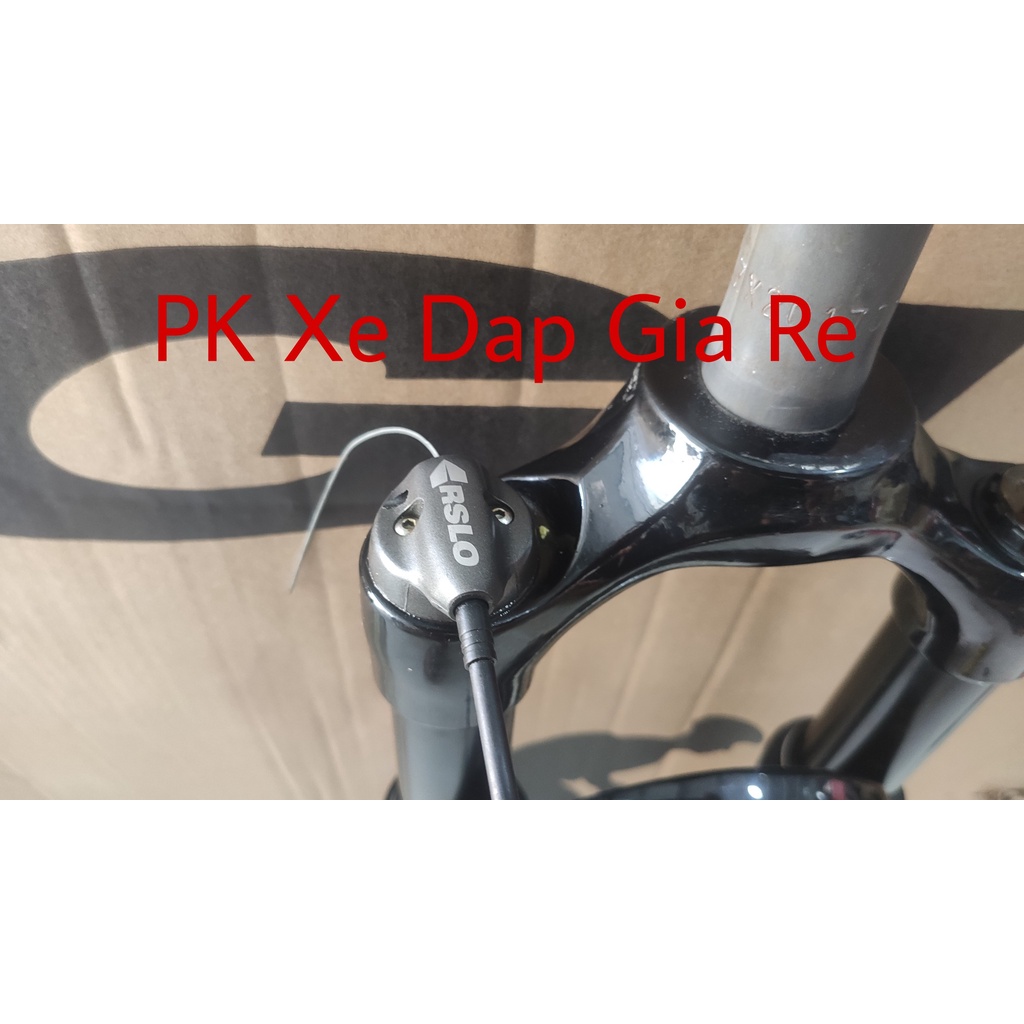 Phuộc/ Thụt nhún dầu xe đạp bánh 26 - 27.5 inch có khóa dây gắn ghi đông, Phuộc dầu xe đạp bánh 26 - 27.5 inch cao cấp