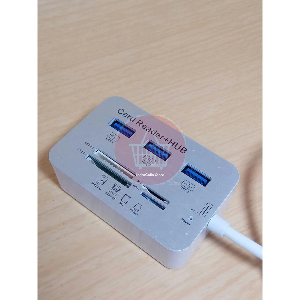 Đầu Đọc Thẻ Nhớ Usb 3.0 + Hub | BigBuy360 - bigbuy360.vn