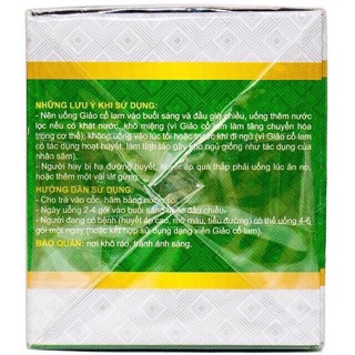 Trà Giảo Cổ Lam Tuệ Linh (giúp giảm mỡ máu ,giảm cholesterol toàn phần)