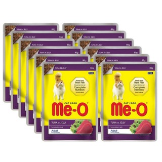 12 gói Sốt mèo Me-o hương vị cá ngừ gói 80gr