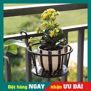 Khung treo chậu ban công, lan can