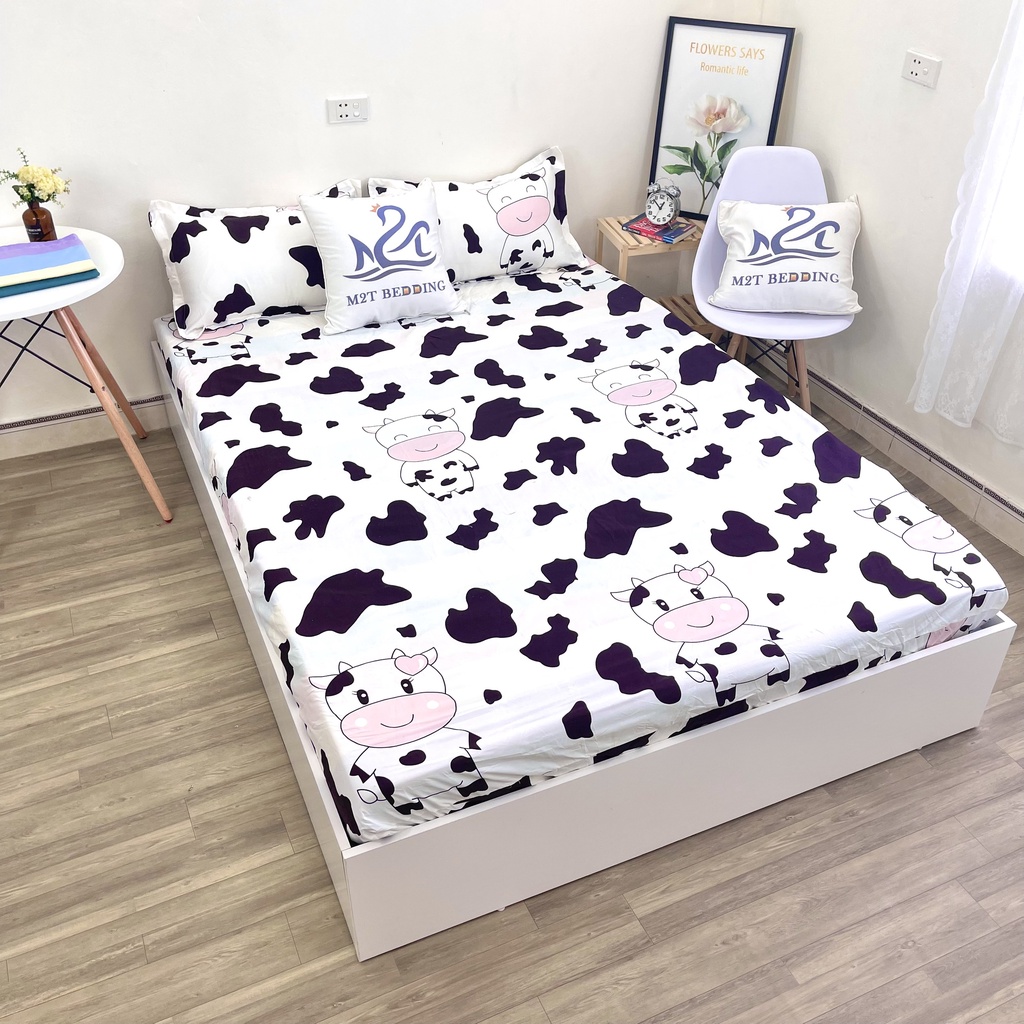 Ga giường Cotton Poly Minh Nhật - Drap trải giường bọc nệm phong cách Hàn Quốc (không kèm vỏ gối) - đủ kích thước | BigBuy360 - bigbuy360.vn