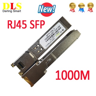 Mô Đun Thu Phát Tín Hiệu Internet RJ45 SFP 1000Mbps SFP RJ45 SFP Bằng Đồng Kèm Công Tắc Mạng Mới