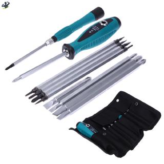 LL 10Pcs Screwdriver Set Precision Magnetic Phillips Slotted Star Bits Repair Tool Kits @VN