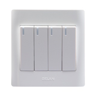 Bộ công tắc 4 âm tường gelan 1 chiều/ 2 chiều 10a gelan