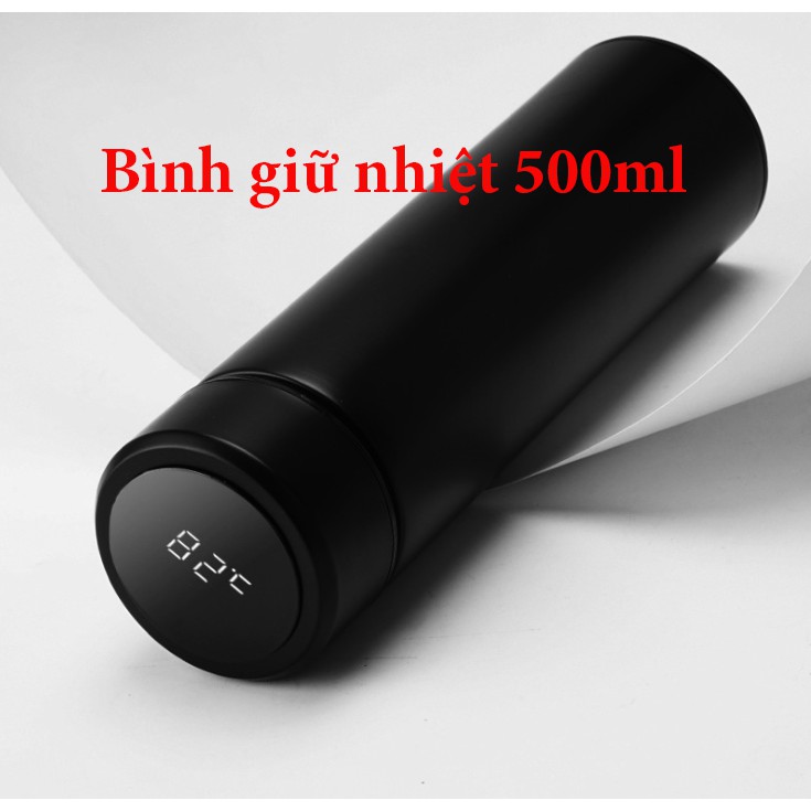 Bình nước thời trang nhiều màu cực dễ thương 500ml - Bình nước thông mình giữ nhiệt 500l