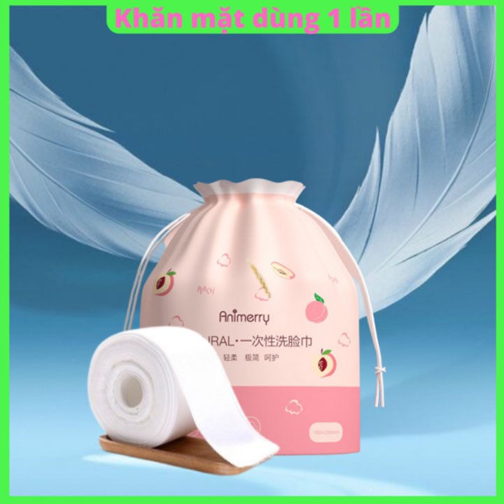 CUỘN KHĂN MẶT KHÔ TIỆN DỤNG DÙNG 1 LẦN MOCCO HÀNG LOẠI 1 MỀM MẠI AN TOÀN CHO DA