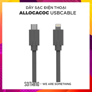 Cáp sạc Allocacoc CHÍNH HÃNG, CHỐNG RỐI Lightning / Micro USB/ Type C độ dài 1.5m