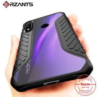 For OPPO Realme 3 Pro Case【Tire Stripe】Soft Rubber Hard Transparent Back Slim Thin Cover