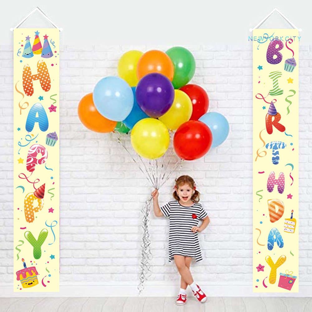 Bộ Dây Treo Trang Trí Tiệc Sinh Nhật In Chữ Happy Birthday