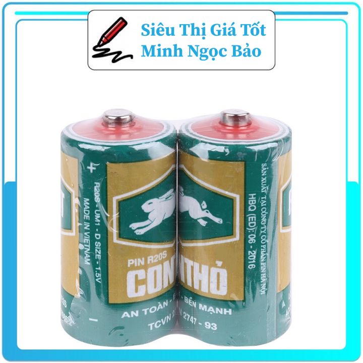 Pin Đại Con Thỏ Sét Hộp 6 Đôi