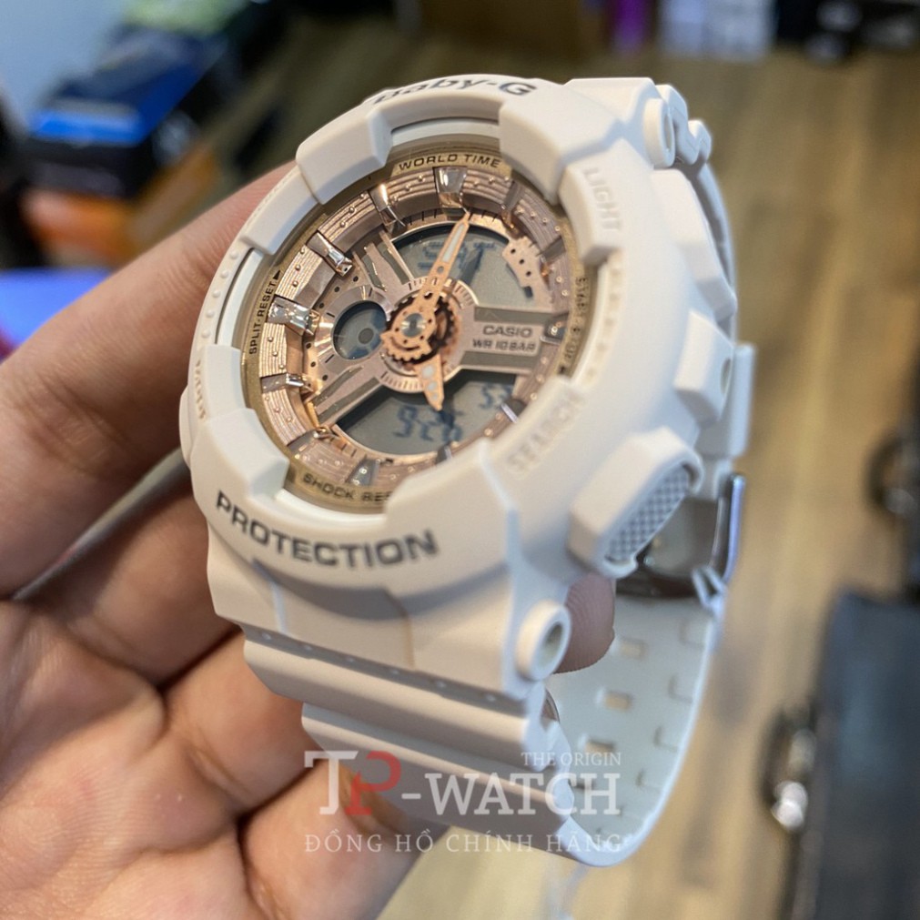 Đồng hồ nữ BABY-G BA-110CP-4A LIGHT BEIGE - BA-110CP-4ADR nhẹ nhàng , sang trọng dành cho | BigBuy360 - bigbuy360.vn