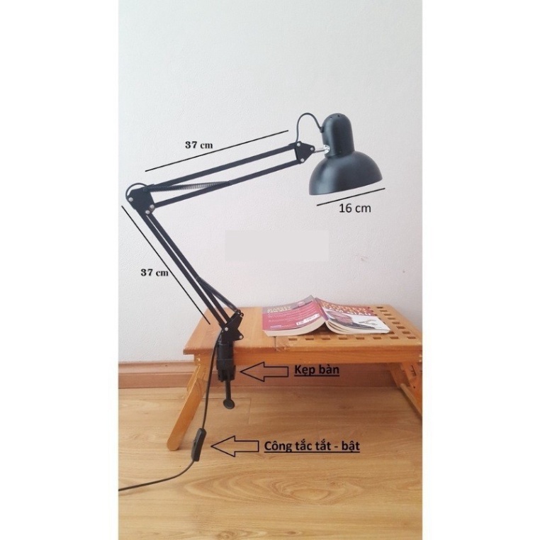 Đèn để bàn 2in1 kèm kẹp bàn đa năng chống cận🍀FREESHIP🍀Đèn học cho tre em