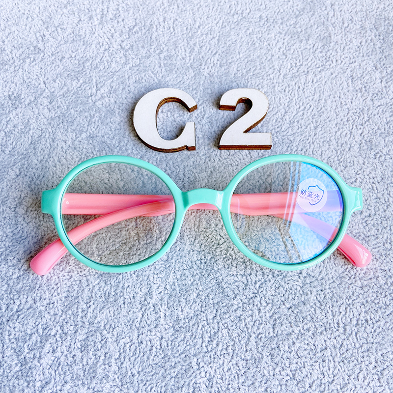 Mắt Kính Chống Bức Xạ Thiết Kế Gọng Silicon Cho Bé