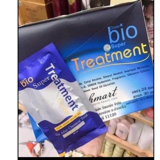 (Đơn 50k Freeship 20k) Ủ Tóc Bio Super Treatment ,Green Bio Supper Treatment Cream(TháiLand)