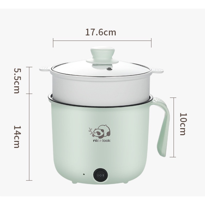 Multi-functional electric cooker mini electric cooker small electric cooker electric frying pan noodle cooker household small hot pot student dormitory pot