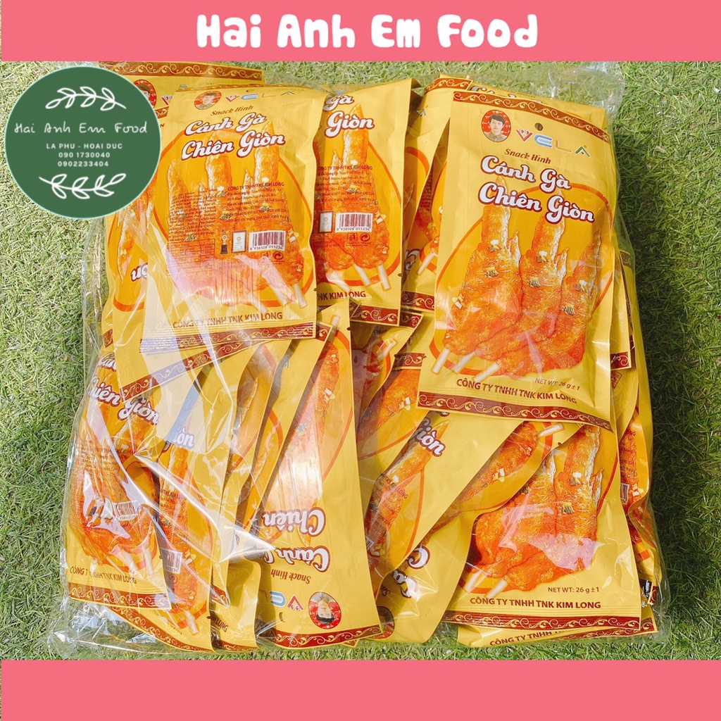 Bịch snack cánh gà vela 30 gói