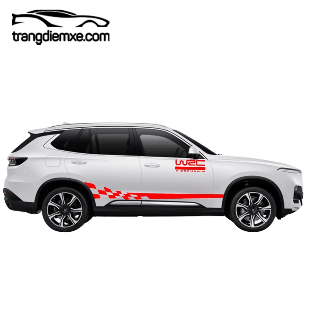 Decal Dán Xe Dạng Lưới Sọc Tem Dán Xe Siêu Cool Ngầu Trangdiemxe Loại Y-33