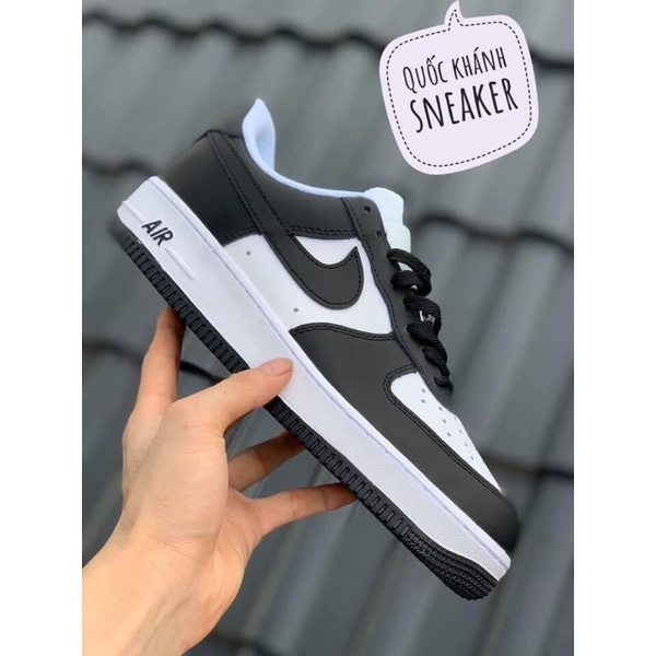 Nike panda 11 hàng da . Giày thể thao nike đen trắng cổ thấp Sneaker nam nữ