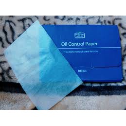 Giấy Thấm Dầu Oil Control Paper 100pcs màu xanh