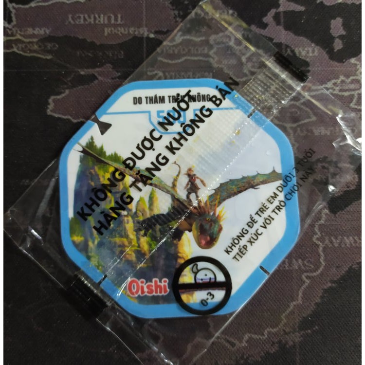 Thẻ bài rồng oishi cua Crabme crab me How to train dragon - Thẻ thường bí kíp luyện rồng 1