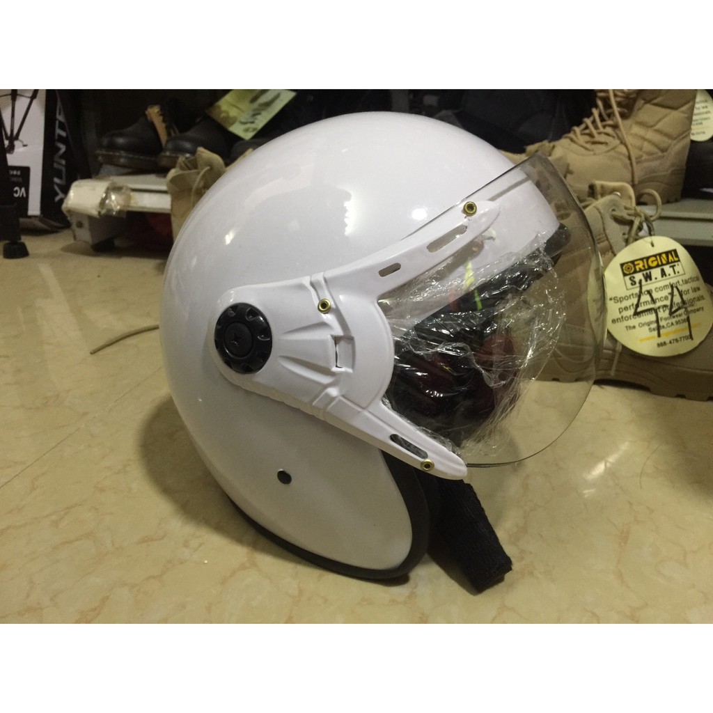 Nón bảo hiểm 3/4 có kính