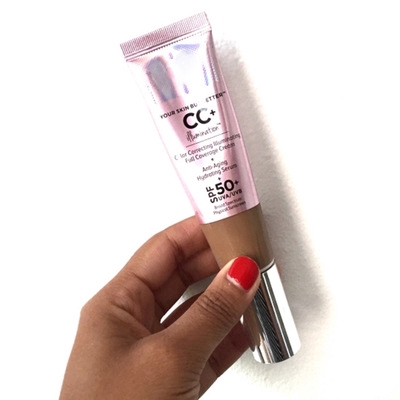 it cosmetics brighten and polish isolated sunscreen powder tube pearlescent cream CC cream foundation liquid | BigBuy360 - bigbuy360.vn