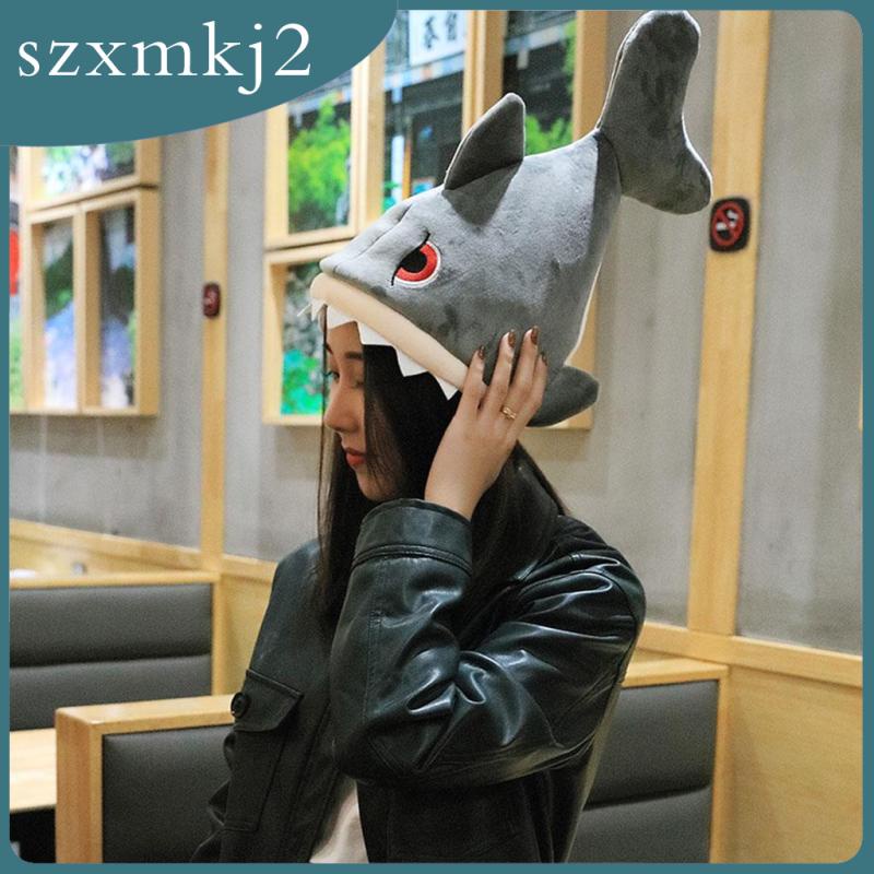 Mũ Hình Cá Mập Vui Nhộn Phụ Kiện Chụp Ảnh Cho Người Lớn szxmkj2