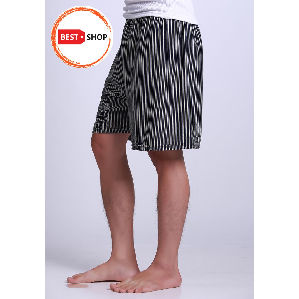 Quần Đùi Nam Mặc Nhà, Mặc Ngủ, Quần Short Nam Thun Caro
