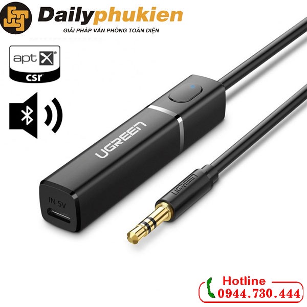 Bộ phát bluetooth tivi 5.0 hỗ trợ APTX Ugreen 40761, Thiết bị phát Bluetooth cho tivi