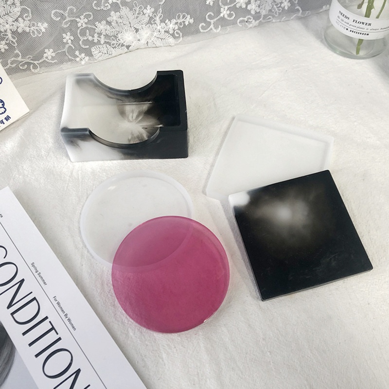 Set 4/5 Khuôn Silicone Làm Đế Lót Ly