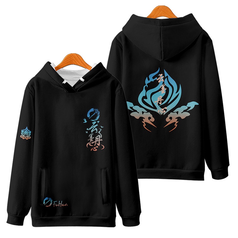 Áo Khoác Hoodie Tay Dài Dáng Rộng In Hình Honkai Impact 3 Fu Hua 3D Thời Trang Unisex 2022