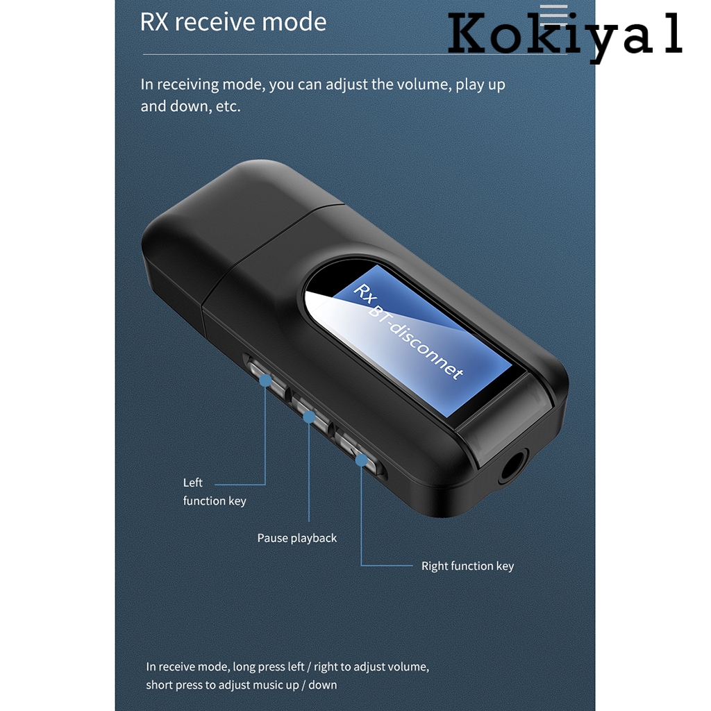 Usb Bluetooth 5.0 Kokaya1 Có Màn Hình Lcd Cho Pc Tv | BigBuy360 - bigbuy360.vn