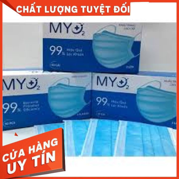 Khẩu trang cao cấp 4 lớp Myo2 {SALE}