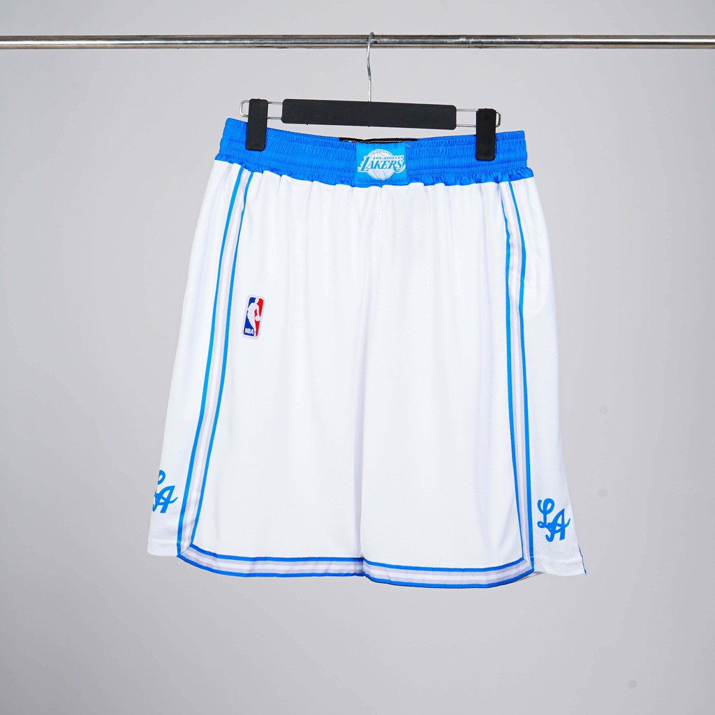 Đồ bóng rổ thêu Actee LA Lakers màu Trắng