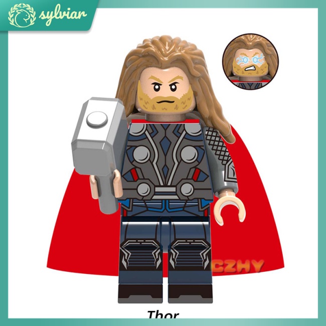 Đồ Chơi Lego Lắp Ráp Nhân Vật Captain America Iron Man Chitauri Loki Black Widow Thor Hawkeye Avengers 4