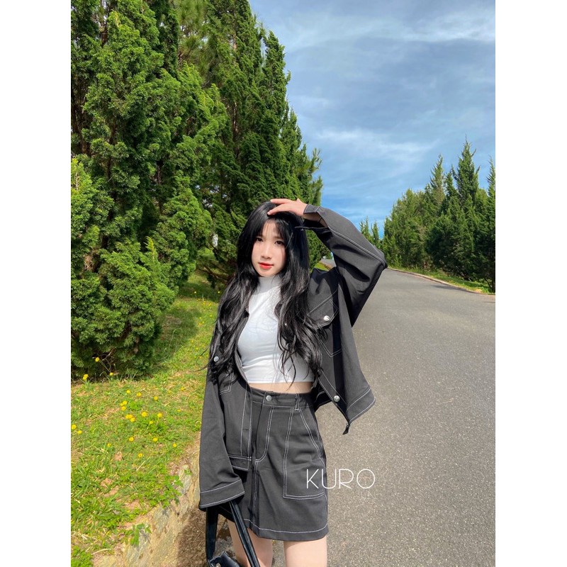 Chân váy đắp túi kurobyn (S/M/L) | BigBuy360 - bigbuy360.vn