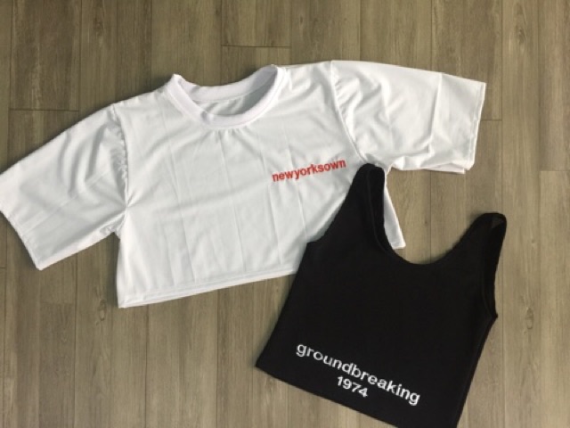 Áo Croptop set 2 Món HotTrend