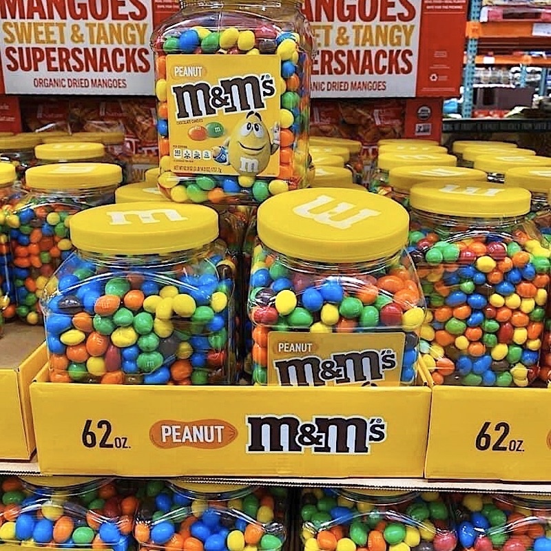 Socola sữa M&M không nhân, có nhân Milk Chocolate & Peanut của Mỹ 1,7kg