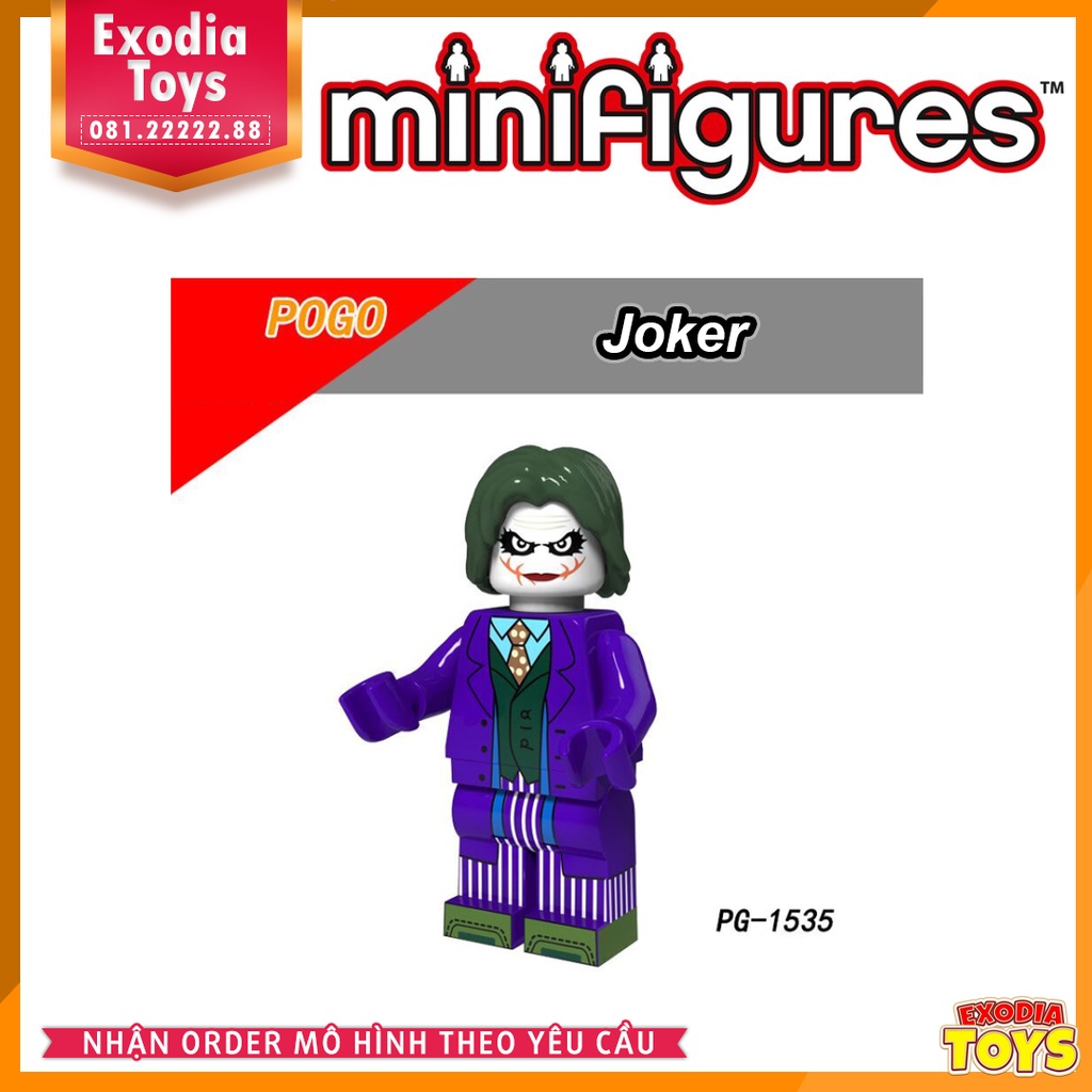 Xếp hình minifigure siêu anh hùng vũ trụ Marvel và DC Comics - Đồ Chơi Lắp Ghép Sáng Tạo - POGO 8125