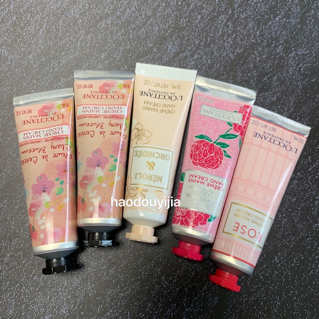 L'OCCITANE  Set 5 Tuýp Kem Dưỡng Da Tay Phiên Bản Giới Hạn