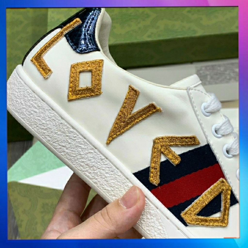 Giày GUCI  love siêuc ấp (ảnh thật) [HÀNG11-FULL PHỤ KIỆN] Giày thể thao guci 𝐆𝐮𝐜𝐜𝐢 love cao cấp | BigBuy360 - bigbuy360.vn