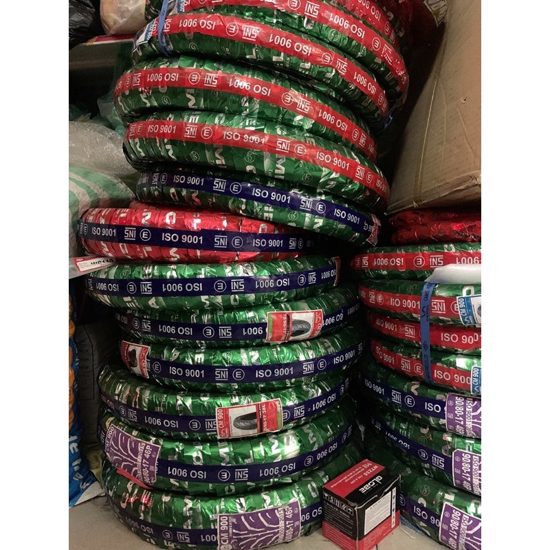 Vỏ lốp xe Camel gai Dunlop không sử dụng ruột  size 60/90/17 + 70/90/17 + 80/90/17
