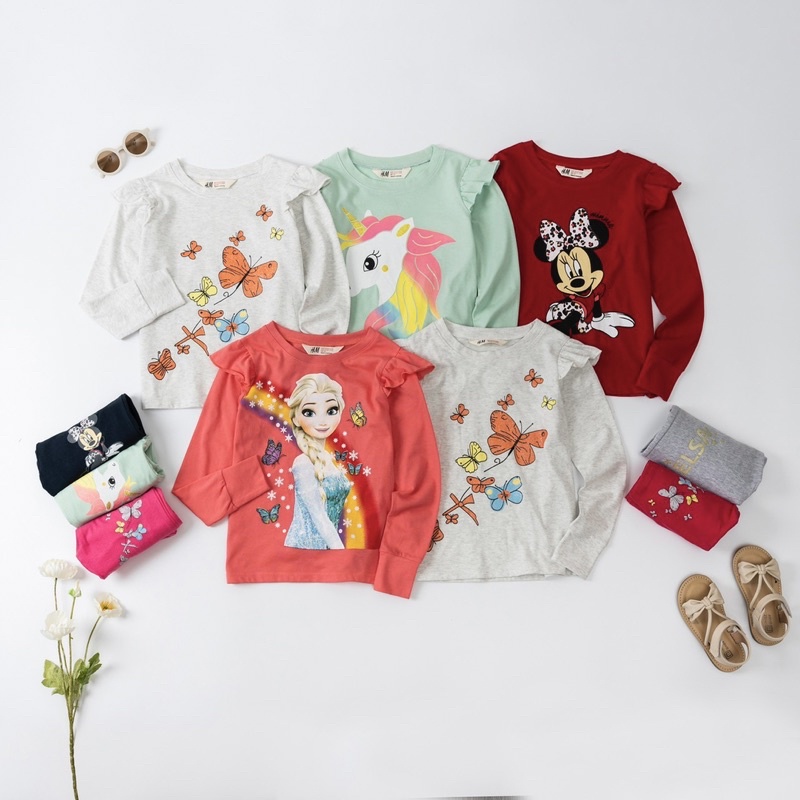 Bộ thun cotton dài tay bé gái size đại mềm mịn 17-45kg