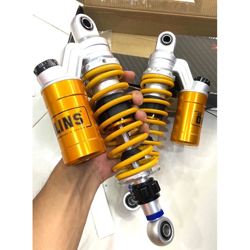 Phuộc sau kiểu Ohlins có bình dầu cho xe sirius, wave, dream, jupiter