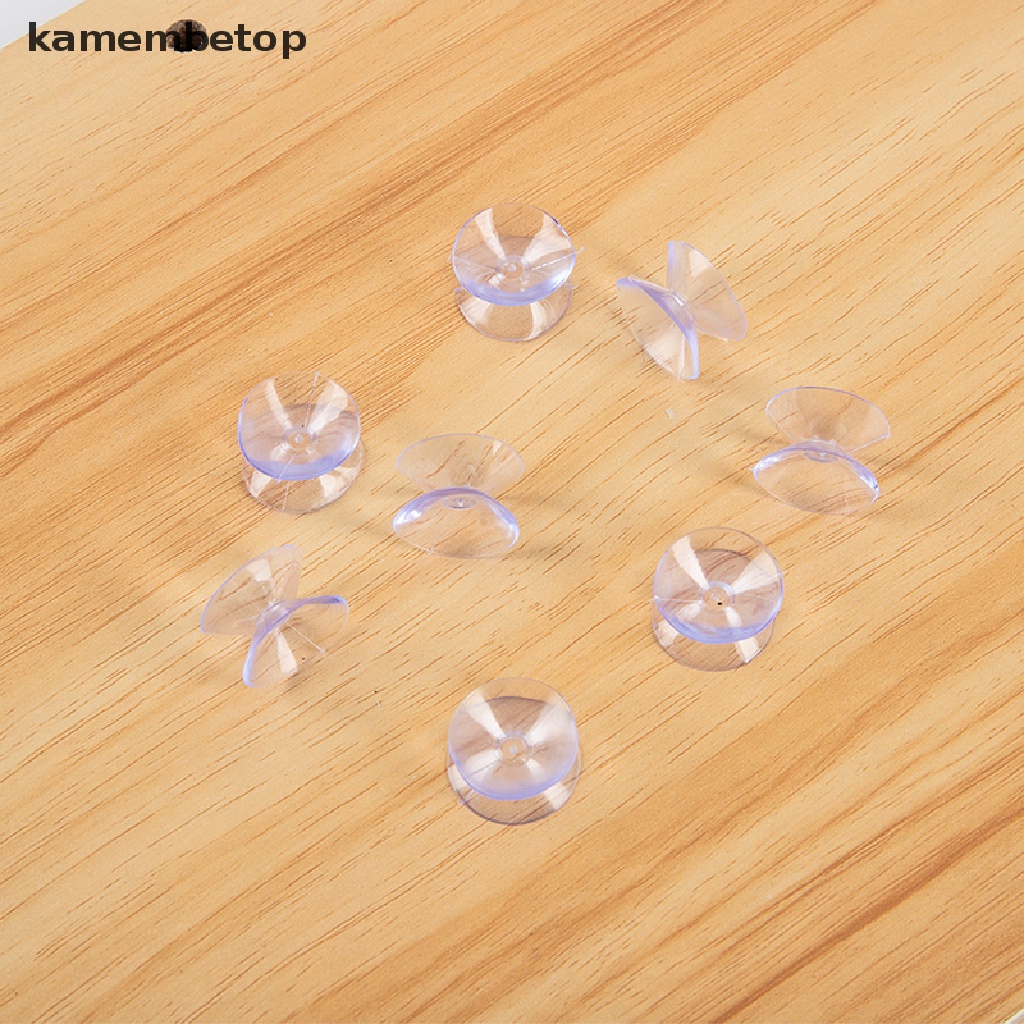 [beto] Set 10 Cốc Hút Hai Mặt Bằng Nhựa Cho Kính / Thủy Tinh