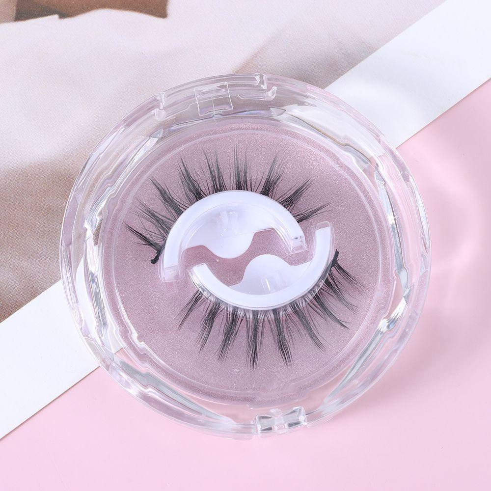 1 Cặp Lông Mi Giả SKONHED Dày Tự Dính Có Thể Tái Sử Dụng